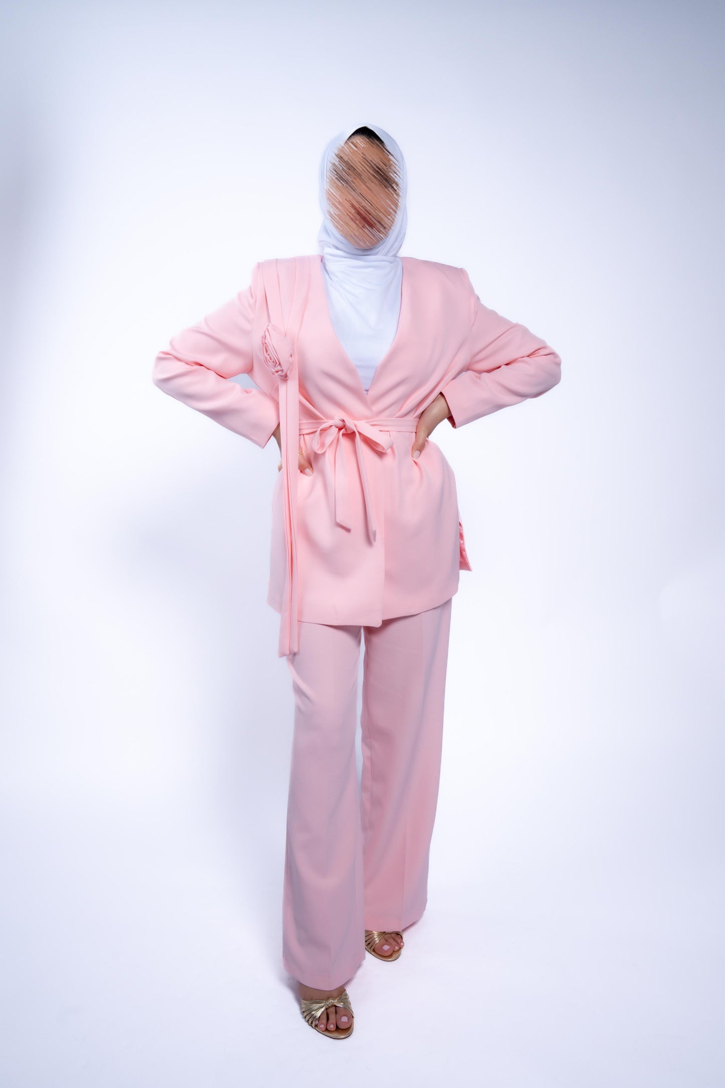 Pink flower suit🌸